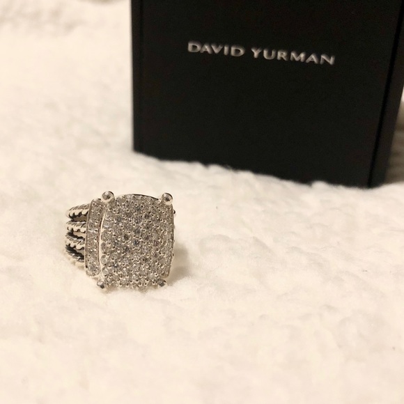 David Yurman Jewelry - SOLD!!!! Like new Wheaton w/diamonds 16x12mm